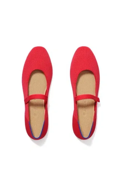 Rothys Rothy's The Square Mary Jane In Lollipop Red