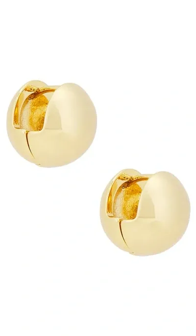 Roxanne Assoulin Baby Ball Earrings In Shiny Gold