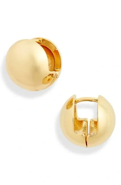 Roxanne Assoulin Como Ball Huggie Hoop Earrings In Gold