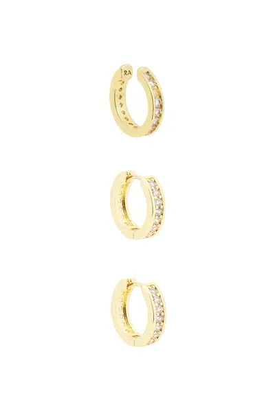 Roxanne Assoulin Hug Me Set Earring & Ear Cuff In Gold