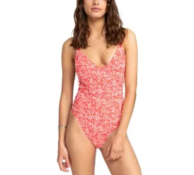 Roxy Margarita One-piece Swimsuit In Hibiscus Margarita