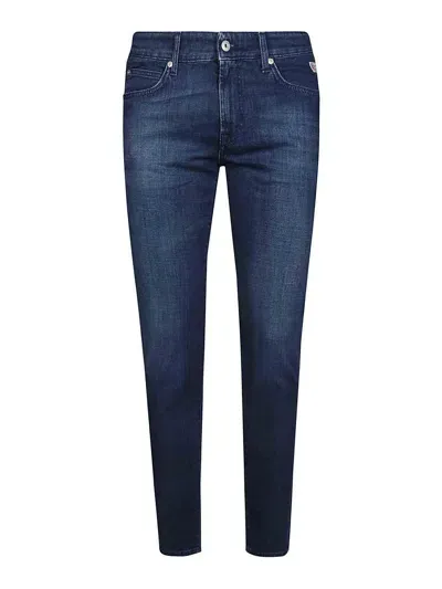 Roy Rogers Straight Leg Jeans In Blue