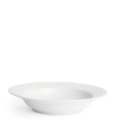 Royal Copenhagen White Fluted Deep Plate