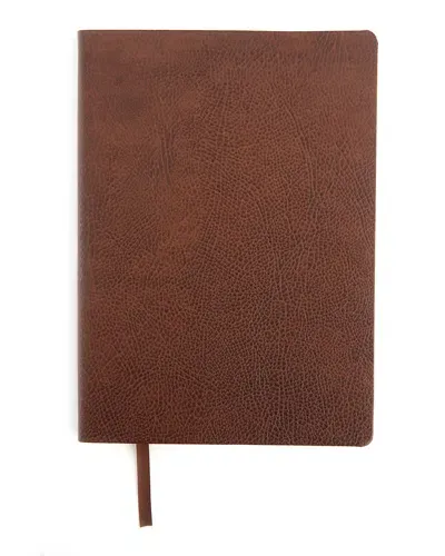 Royce New York Pebble Grain Contemporary Journal In Timber