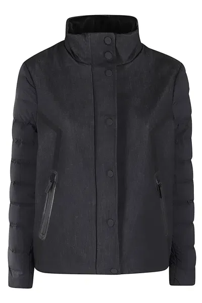 Rrd - Roberto Ricci Design Marina Thermo Hybrid Parka Short Wom Jkt In Nero