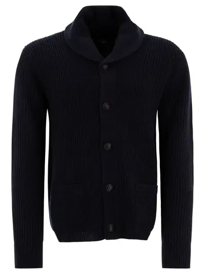 Rrl Cashmere Cardigan Knitwear Blue In Blau