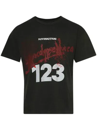 Rrr123 Apocalypse Nunca T-shirt In 黑色