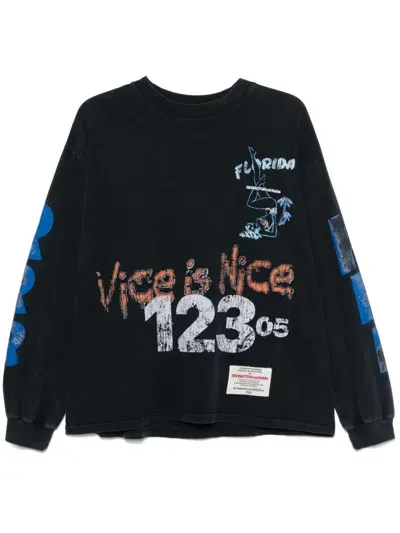 Rrr123 Vice Is Nice T-shirt In Black