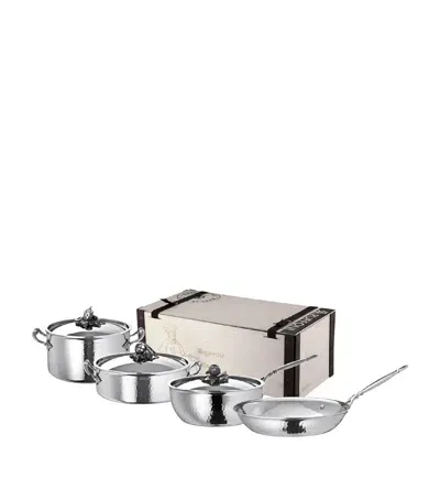 Ruffoni 4-piece Opus Prima Cookware Set In Metallic