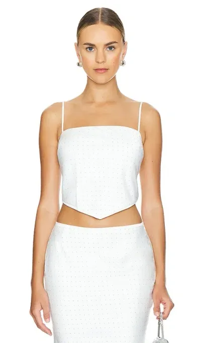 Runaway The Label Kalina Top In White