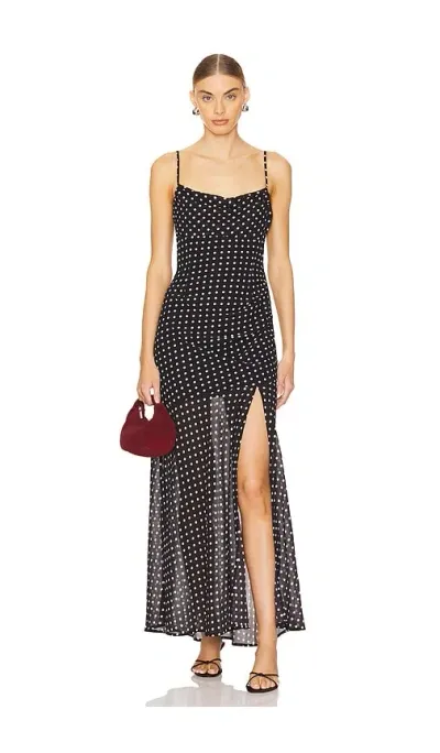 Runaway The Label Kyleah Maxi Dress In Black