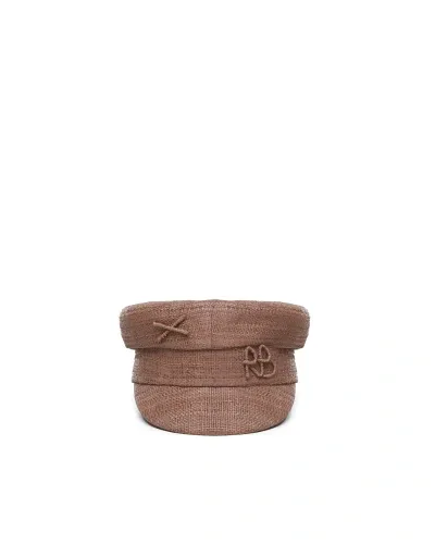 Ruslan Baginskiy Baker Boy Cap In Brown