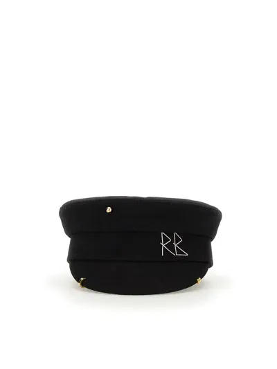 Ruslan Baginskiy Baker Boy Hat In Black