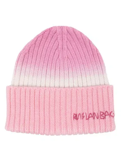 Ruslan Baginskiy Hand-dyed Beanie In Pink