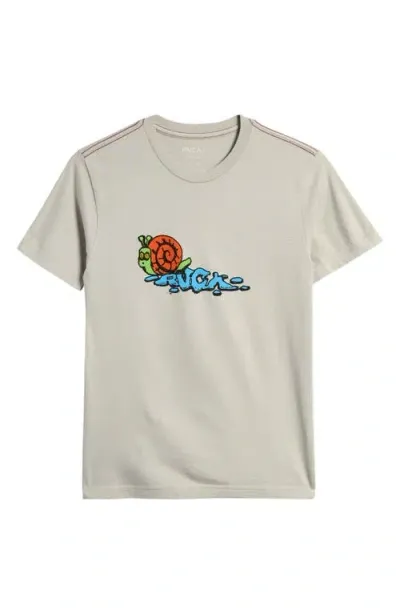 Rvca Kids' Slow Roll Graphic T-shirt In Mirage