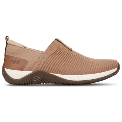 Ryka Women's Echo Knit Slip-on Sneakers In Brown