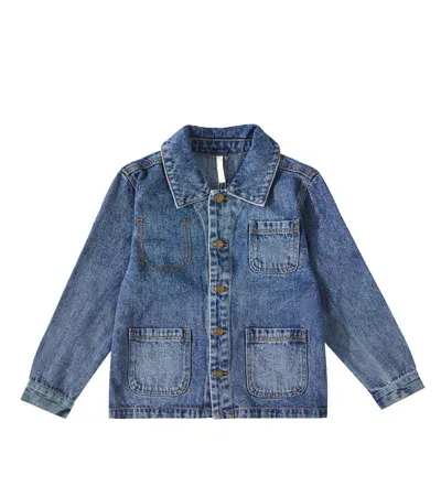 Rylee + Cru Kids' Chore Denim Jacket In Blue