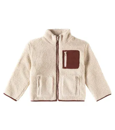 Rylee + Cru Kids' Felix Fleece Jacket In Neutrals