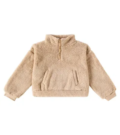 Rylee + Cru Kids' Teddy Jacket In Gold