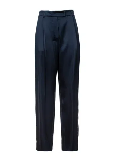 's Max Mara High-rise Wide-leg Pants In Blue