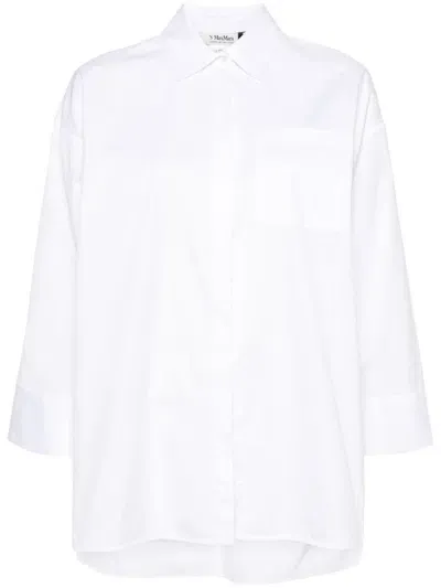 's Max Mara Cotton Shirt In White