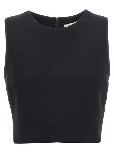 's Max Mara Dazzy Cropped Top In Black  