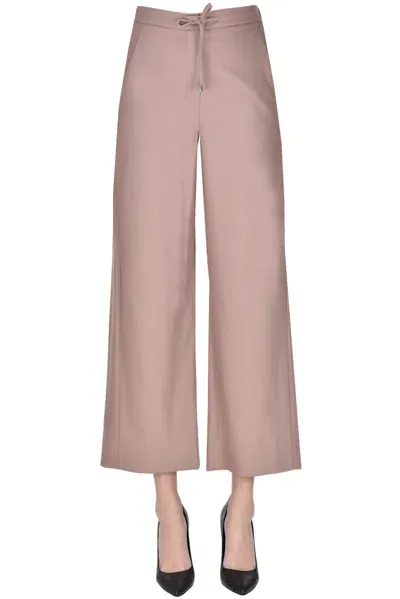 's Max Mara Floria Wool Trousers In Cipria