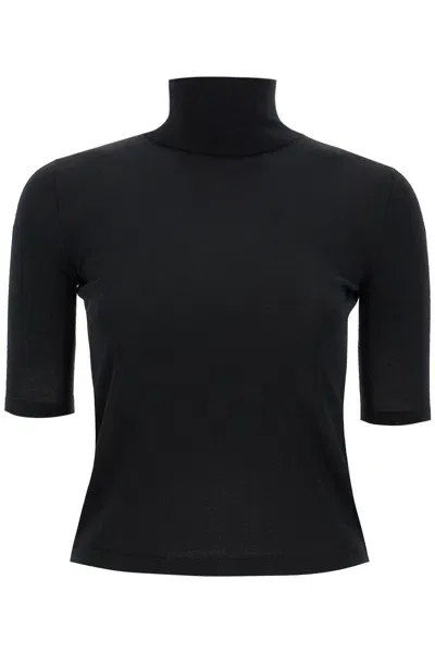 's Max Mara "knitted Woolen Sweater With In Black