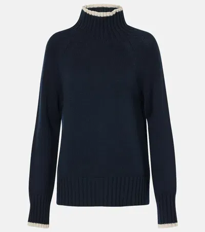 's Max Mara Mantova Wool And Cashmere Turtleneck Sweater In Black