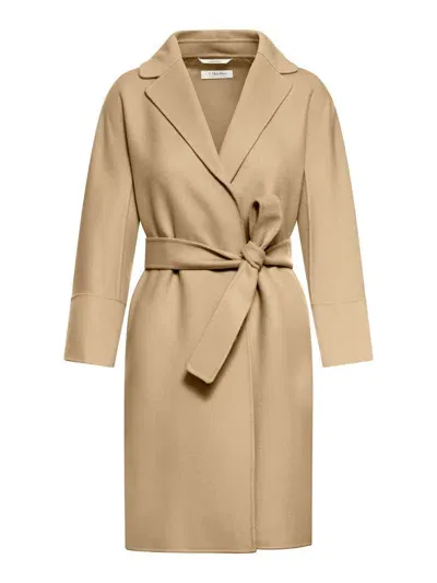 's Max Mara Coat In Nude & Neutrals