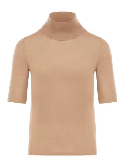 's Max Mara High Neck Short In Beige