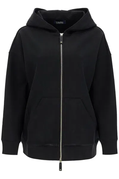 's Max Mara Oversized Hoodie With Double Hood In Black