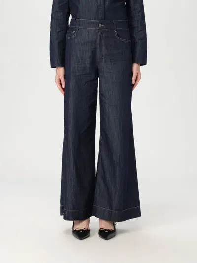 's Max Mara Jeans  Woman Color Blue In 蓝色