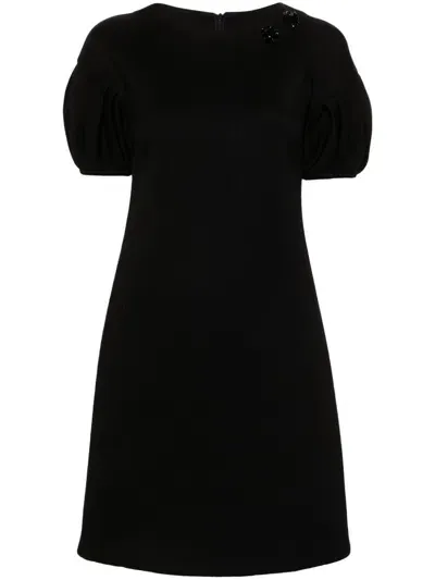 's Max Mara Scuba-jersey Mini Dress In Black