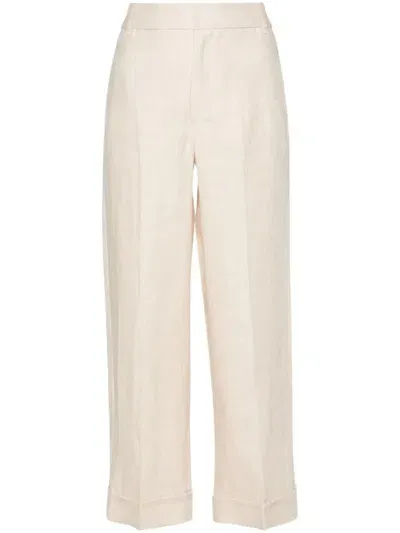 's Max Mara Straight-leg Palazzo Trousers In Neutrals