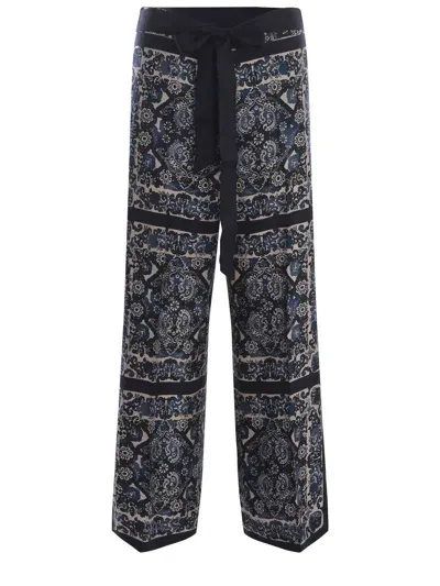 's Max Mara Pantalone In Twill Di Seta Patty In Blue