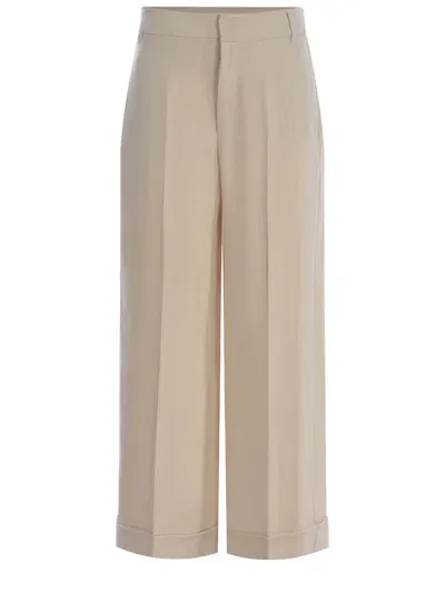 's Max Mara Trousers S Max Mara "salix" In Neutral