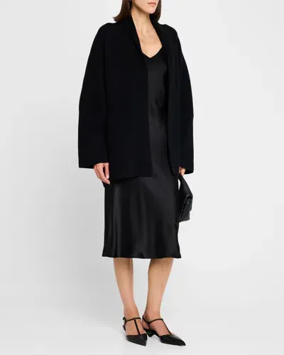 Sablyn Kaden Oversized Cashmere Cardigan In Black