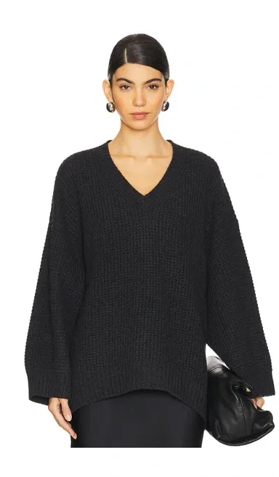 Sablyn Linden Cashmere Sweater In Charcoal