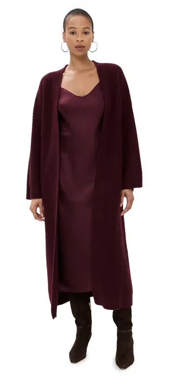 Sablyn Slouchy Duster Bordeaux