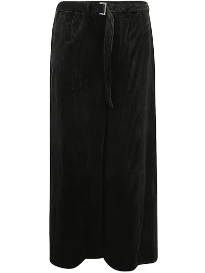 Sacai Corduroy Pants Clothing In Black