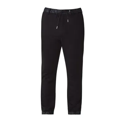 Sacai Drawstring Track Trousers In Black