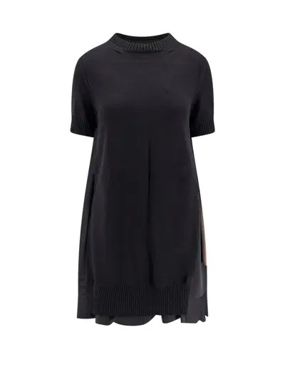 Sacai Dress In Black