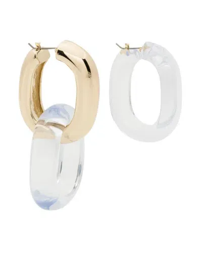 Sacai Gold-tone Hoop Earrings