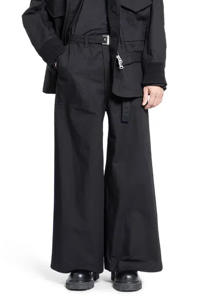 Sacai Man Black Trousers