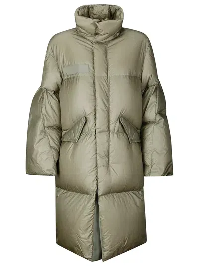 Sacai Padded Coat In Green