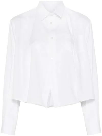 Sacai Poplin Shirt In White