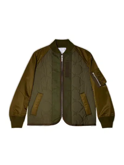 Sacai Quilted In Green