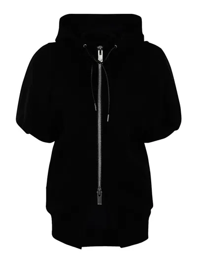 Sacai Sponge Sweat Hoodie In Negro