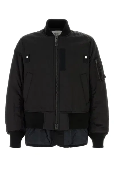 Sacai X Spiewak Blouson-2 Nd  Male In Black